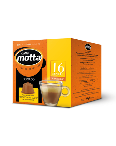 [6085] CAFFE MOTTA CPS CORTADO 16 PZ