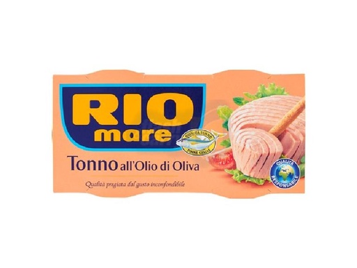 [004925] RIO MARE TONNO OLIO OLIVA GR.160X2